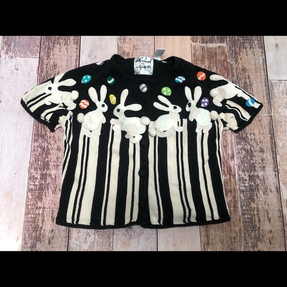 Michael Simon New York Bunny sweater size S rare
