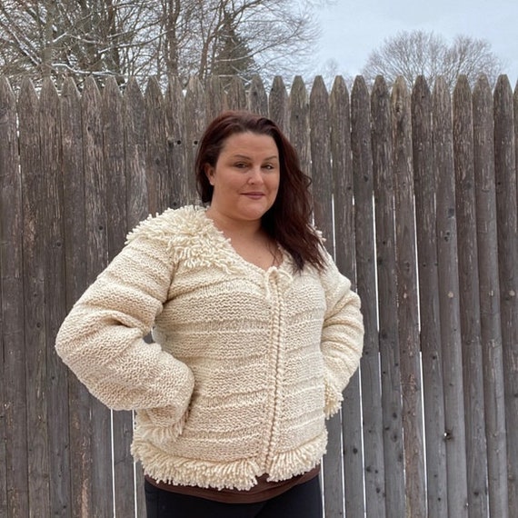 Otavalo Native American Cardigan Sweater Handmade