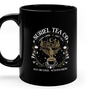 Suriel Tea Co Coffee Cup, ACOTAR, A Court of Thorns and Roses, Gift