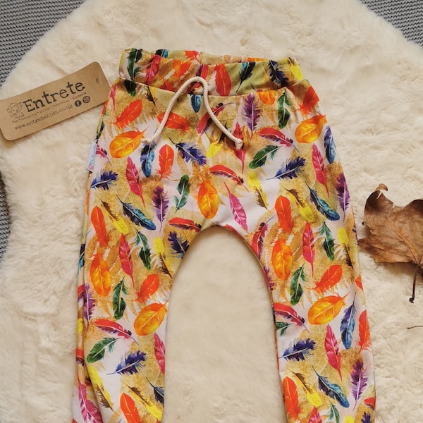 Vibrant Harem Joggers | Unisex Kids Joggers | Baby Trousers | Harem Pants | Jogging Bottoms | Colourful Kids Trousers | Fun Kids Clothing