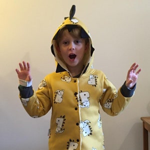 Kids Mustard Coat Etsy