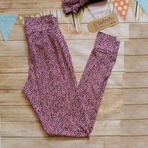 Cheetah Print Leggings | Pink Cheetah Leggings | Mama Leggings | Stylish Leggings | Pink Cheetah Pants | Animal Print Leggings