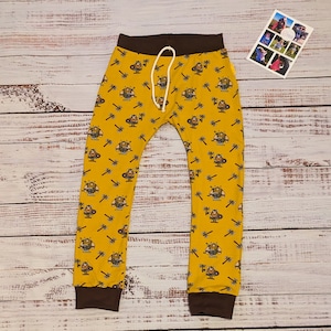 Mustard Viking Joggers | Vikings Harem Joggers | Kids Harem Pants | Viking Pants | Soft Baby Trousers | Unisex Joggers | Fun Viking Joggers