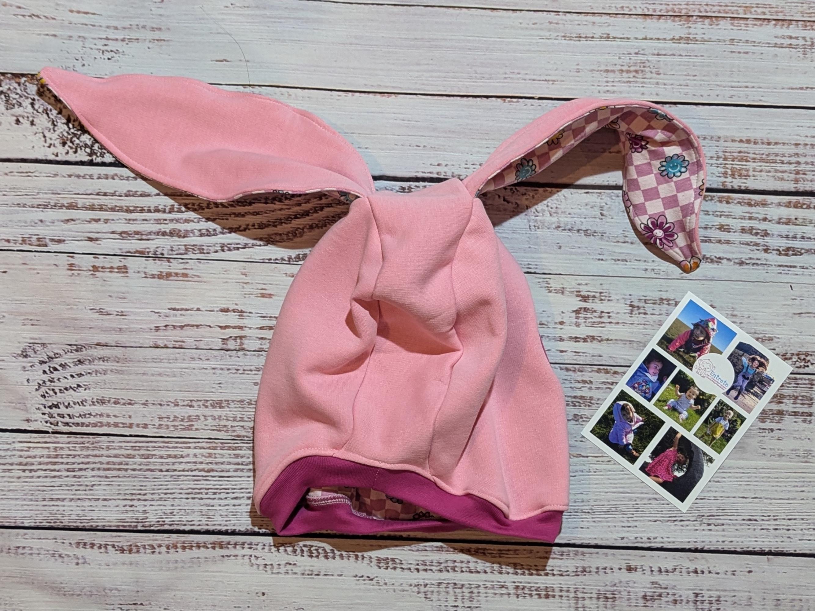 Pink Rabbit Hood Cute Cat Hood | Fun Fox Hat | Pink Bunny Hood | Grey Rabbit Balaclava ...