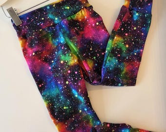Dameslegging - kleurrijk gespikkeld Galaxy