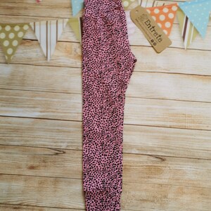 Cheetah Print Leggings | Pink Cheetah Leggings | Animal Print Leggings | Baby Pants | Baby Trousers | Kids Harem Pants | Unique Leggings