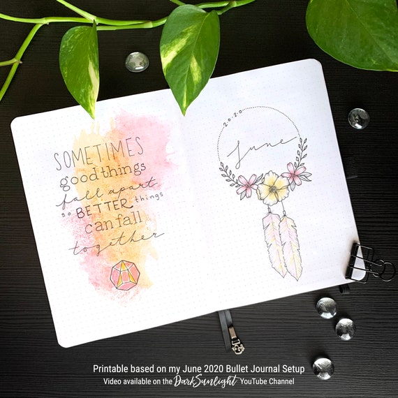 Calendars &amp; Planners Full Blank Printable for Journal or Planner ...