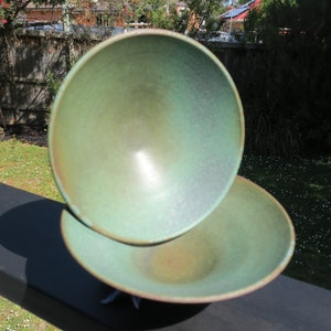 Jade ceramic serving bowls