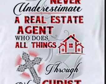 Never underestimate a real estate agent Svg and png