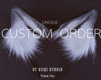 CUSTOM ORDER,Animal Ears and Tail,Game Role Ears and Tail,Wolf Ears,Fox Ears,Bunny Ears,Rabbit Ears,Cat Ears,Neco Ears,Beast Ears,Dog Ears