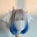 4.7'Cute white sheep ears with horn,Cornu caprae hircus,White antler,Deer horn,White animal ears headband,Cosplay ear,Hair accessory 
