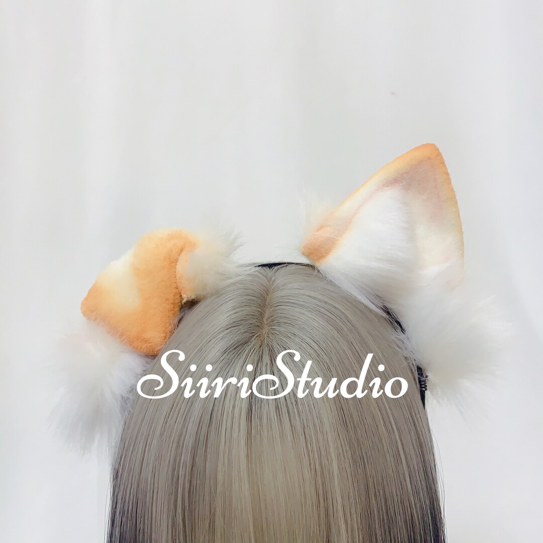 Realistic Dog Ears Headband Cosplayplush Yellow/brown Dog Ear Etsy