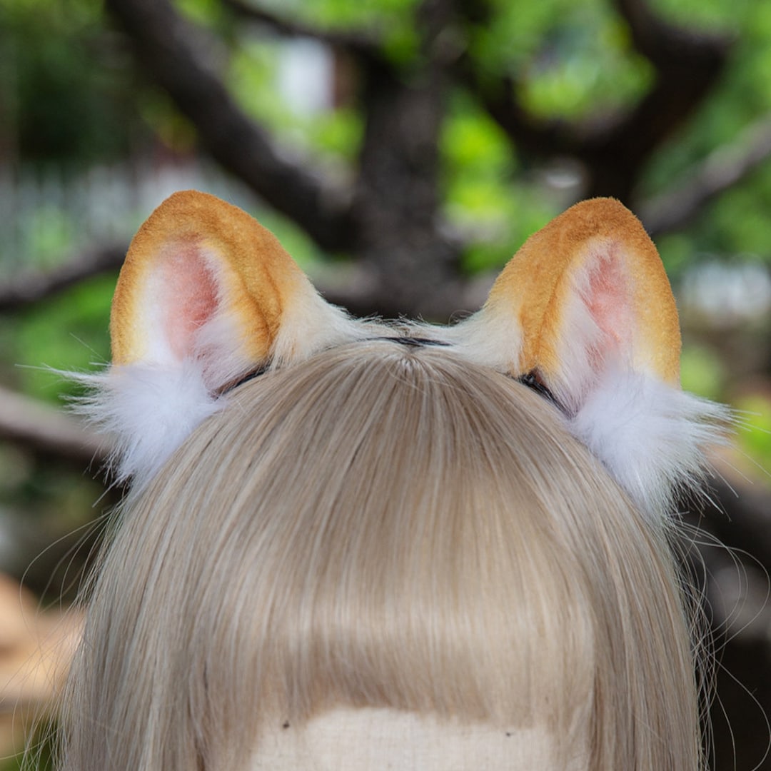 2.6 Kawaii Yellow Cat Ears Headbandyellow Neko Etsy UK
