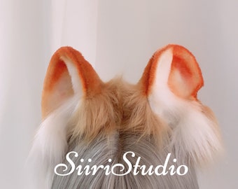 Hamster ears brown|Hamster ears headband|Hamster ears cosplay|Furry ears adult|Halloween cosplay parties|Costume faux fur ears