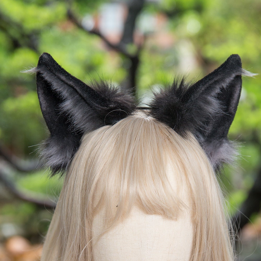 Wolf Ears Headband,black Wolf Ears,werewolf Ears,anime Ears,animal Ears,cosplay  Ears,costume Ears,azur Lane,hyena Ears,coyote Ears -  Canada