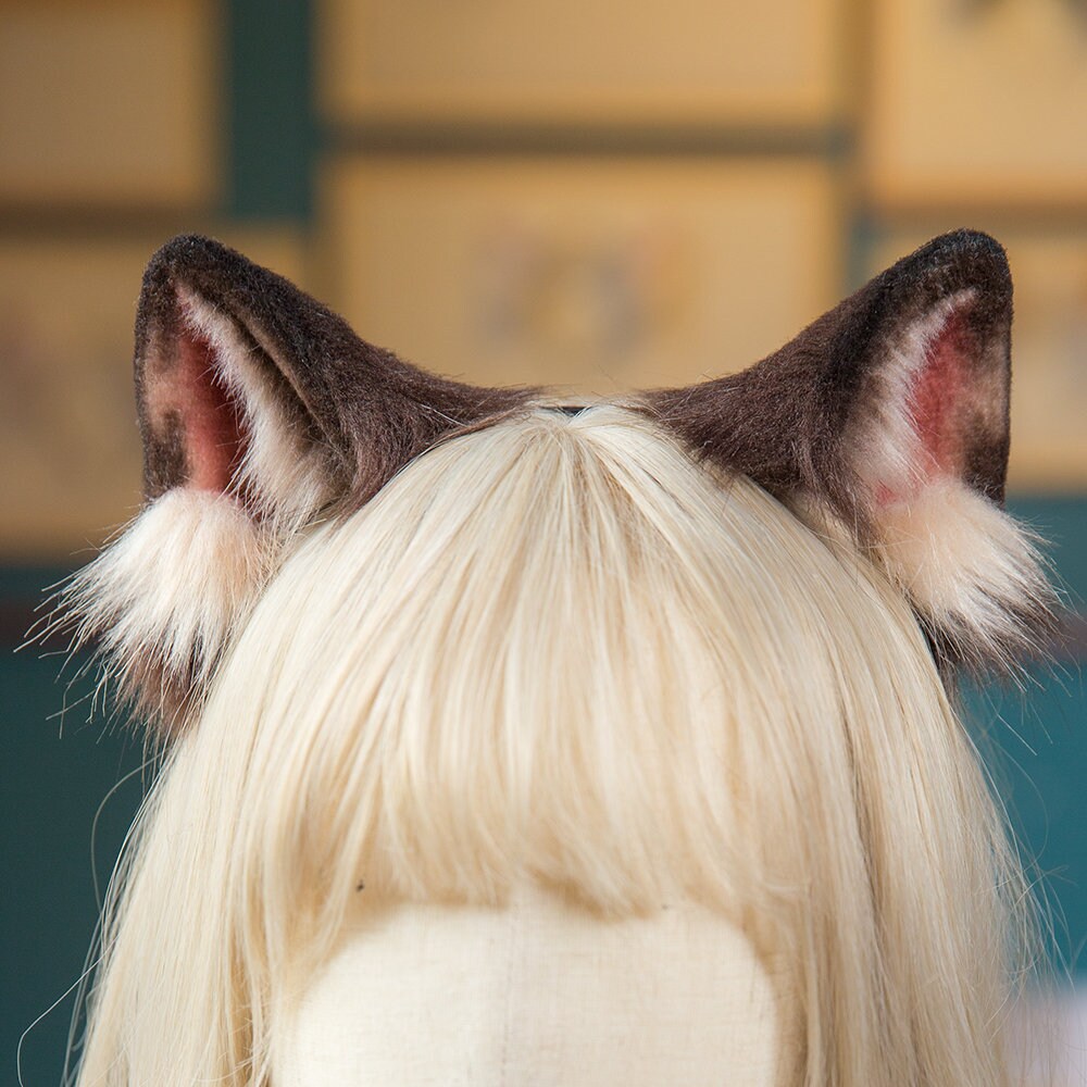 Realistic Cat Ears siamese Cat tabby Cat Ears cat Ears Headband
