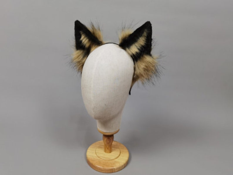 Realistic Wolf Ears and Tail Setwerewolf Ears and Tailblack Etsy