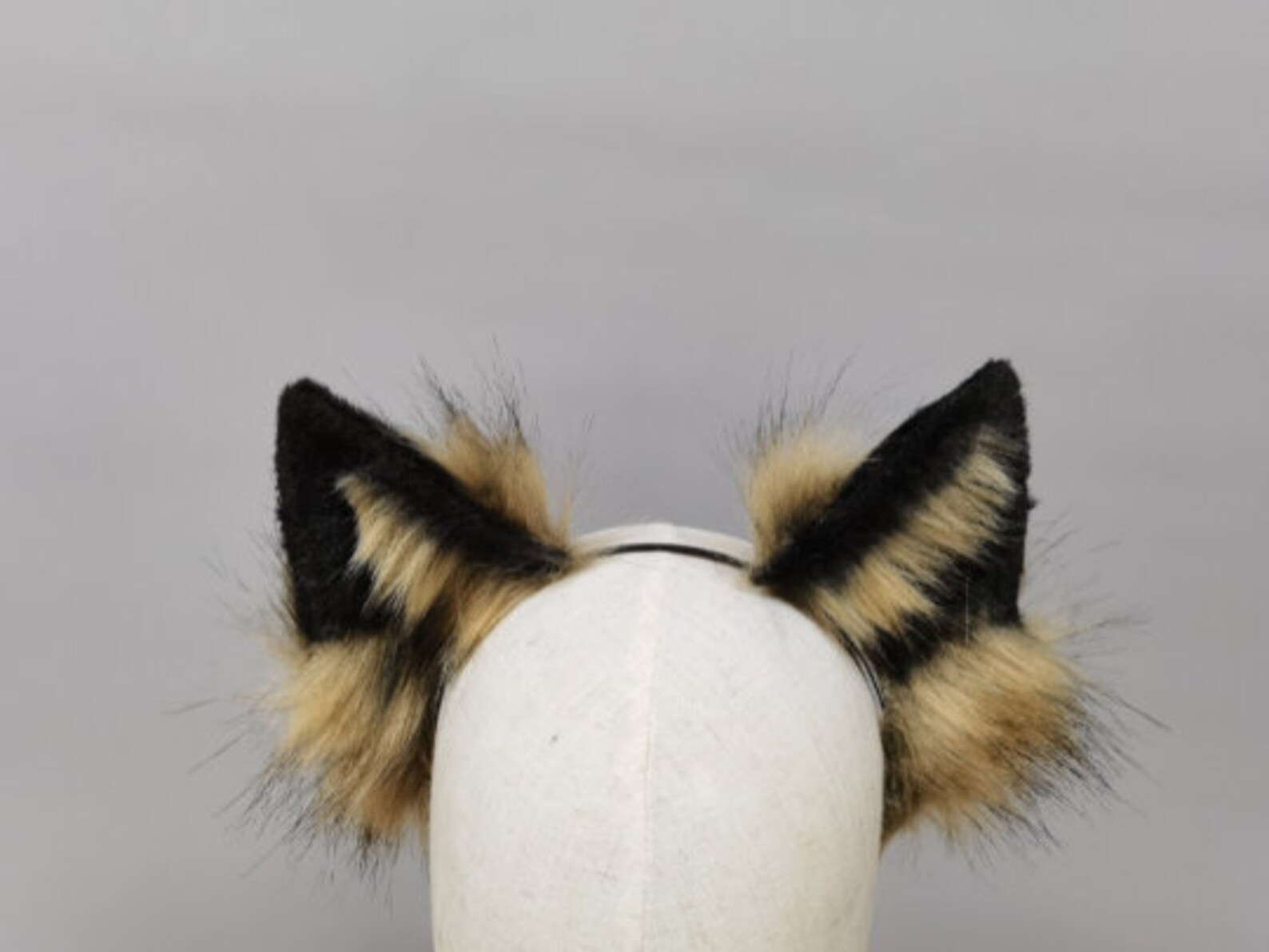 White wolf ears and tail setWhite fox ears and tail Etsy
