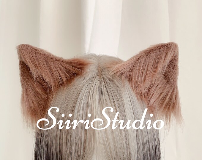 Kitty Cat Ears Clip on Cat Ears Cat Ears Cat Ear Clips Cat Costume