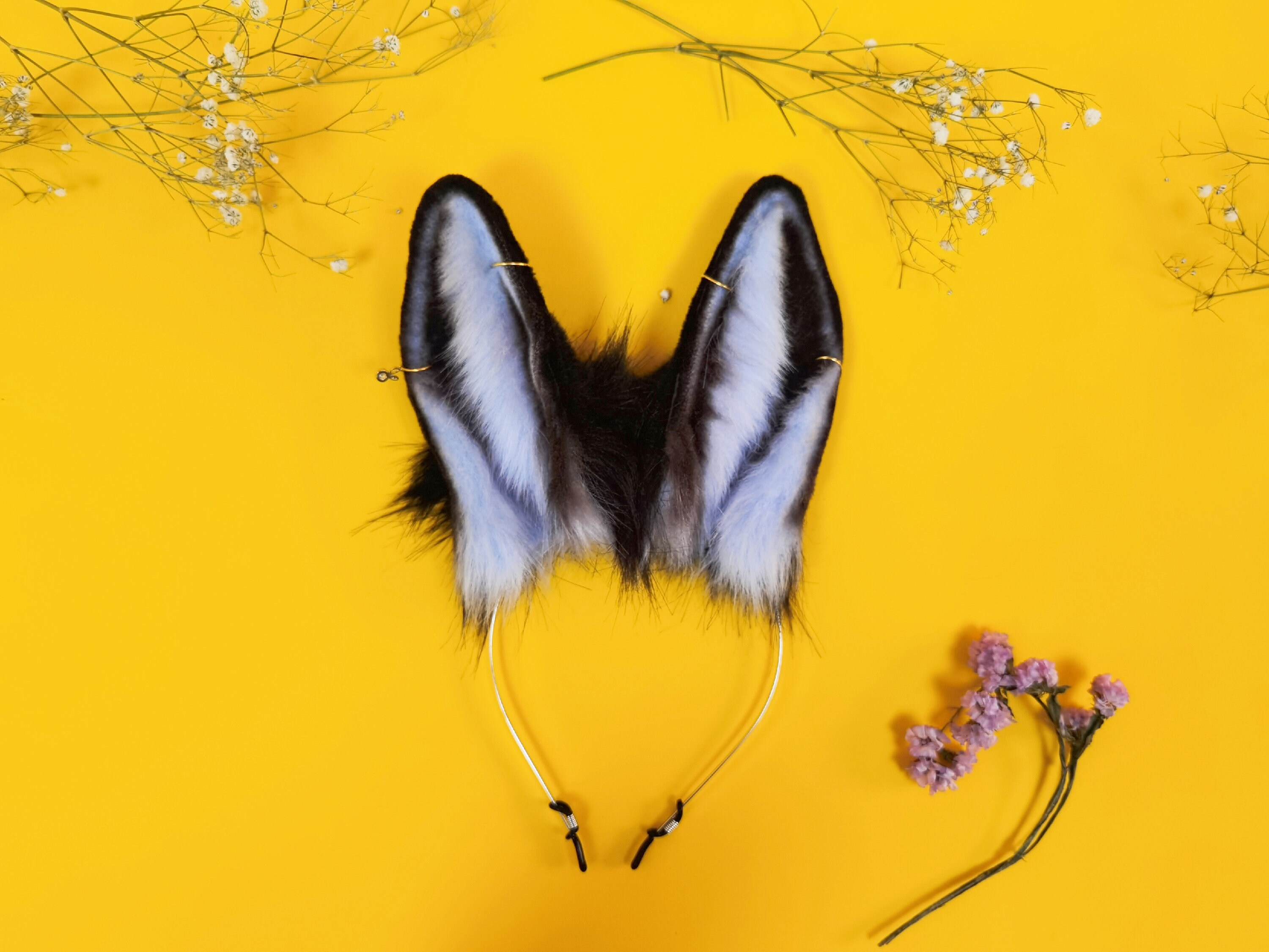 Black Halloween Bunny Ears 2022