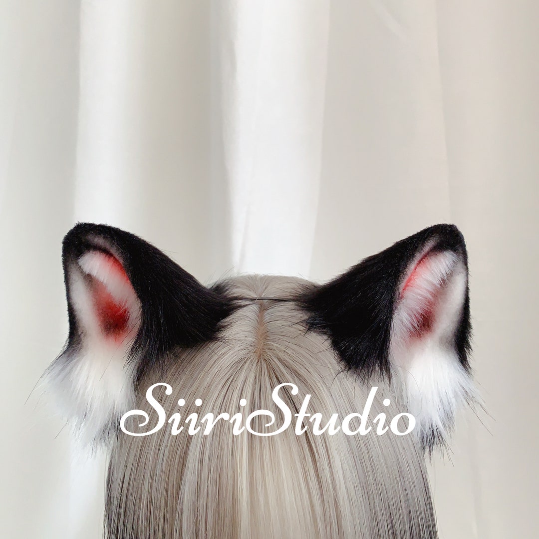 Realistic Cat Ears Headbandfaux Fur Kitten Ears and Tailcat Ears and