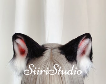 Realistic cat ears headband|Faux fur kitten ears and tail|Cat ears and tail cosplay|Handmade animal ears and tail|Neko ears adult & kids