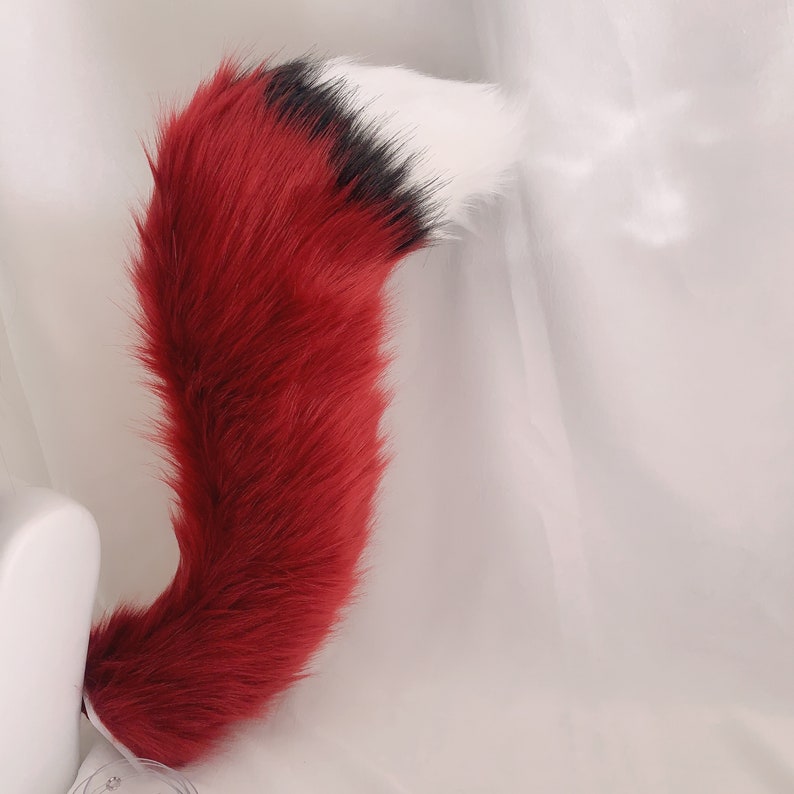 Red Wolf Ears Headband With Accessoriesfox Plush Ears and Etsy