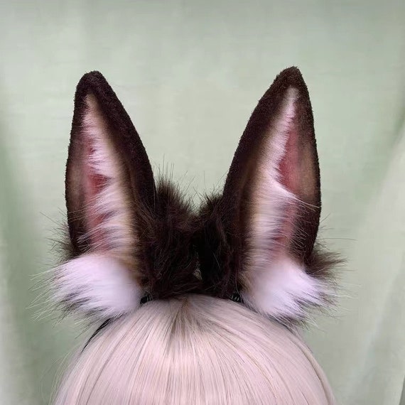 Bunny Ears Headband,realistic Animal Ears,cosplay Ears,brown Ears