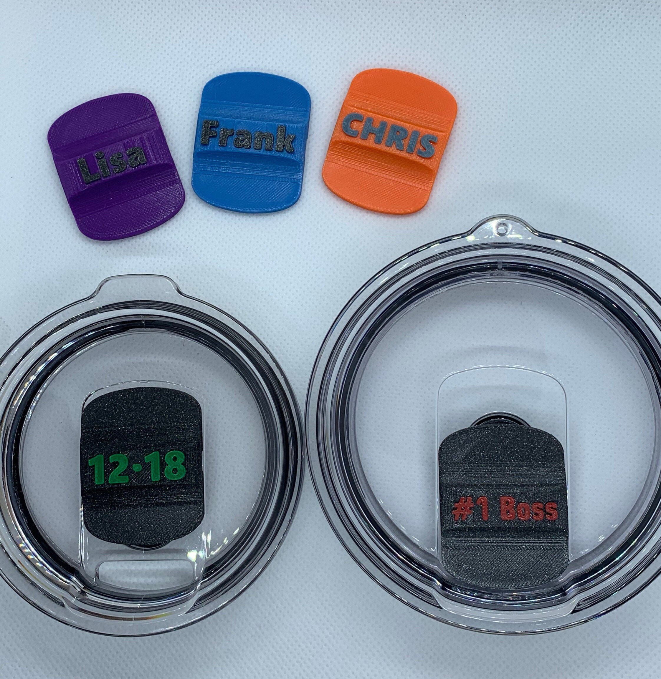 NEW Listing Tumbler Lid. 3D Printed Custom Magnetic Slider | Etsy