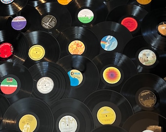 Craft Vinyl Records: 12 Inch Wall Decor, DIY Supplies, Wedding