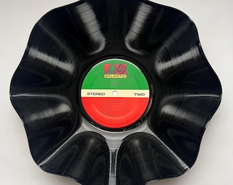Platenschaal hergebruikt van vintage Foreigner-vinyl