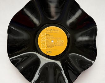 Platenschaal hergebruikt van vintage Elvis Don't Be Cruel-vinyl