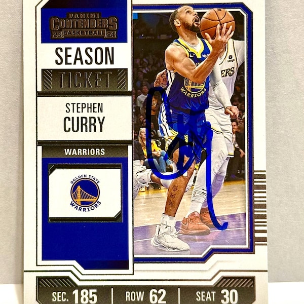 Stephen Curry  Signed Basketball Card with COA Certification Autographed Authentic Steph