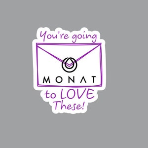 Monat Sample Mail Sticker 20 pack / Monat mailing Sticker / Monat Sticker for Samples