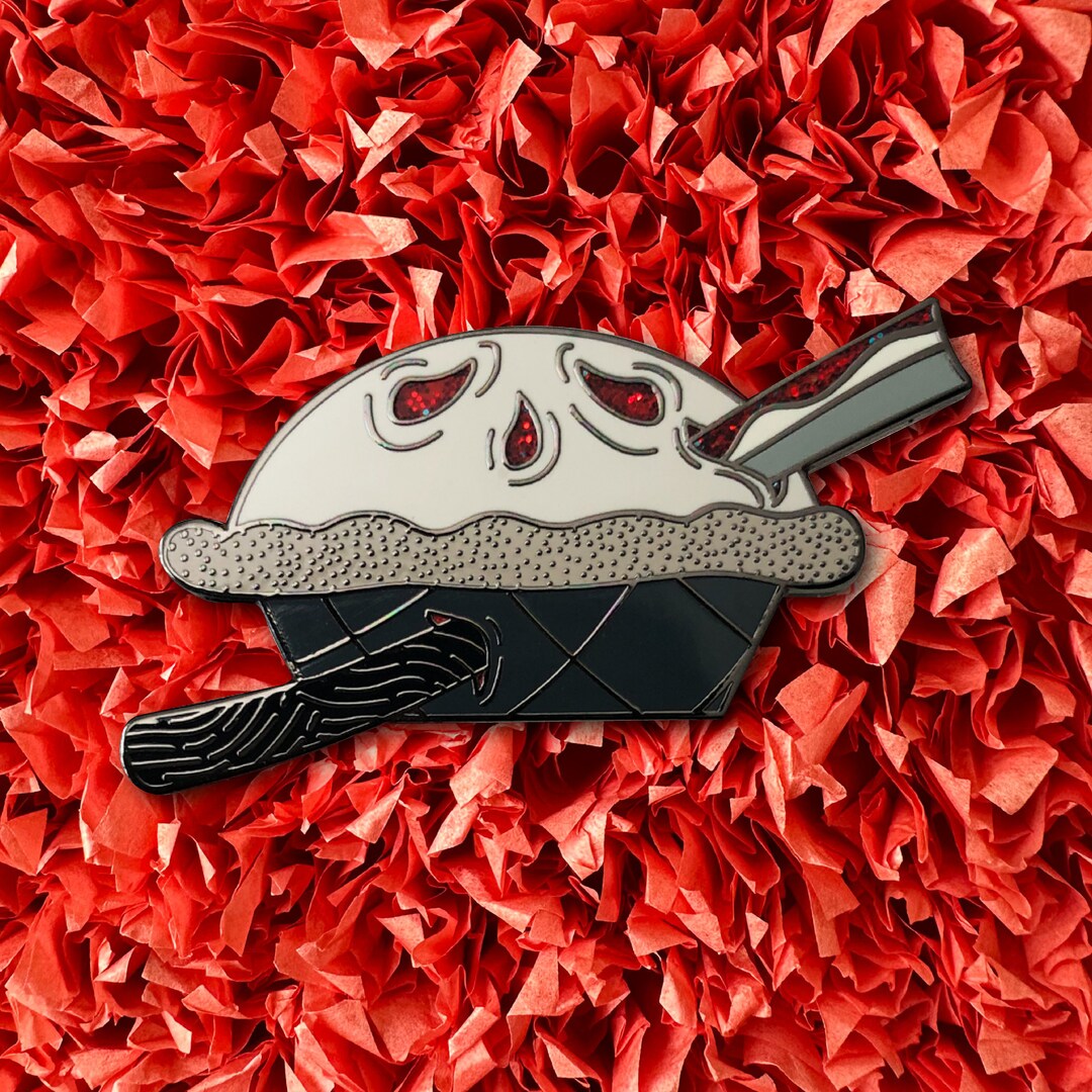 Bloody Meat Pie Enamel Pin - Etsy
