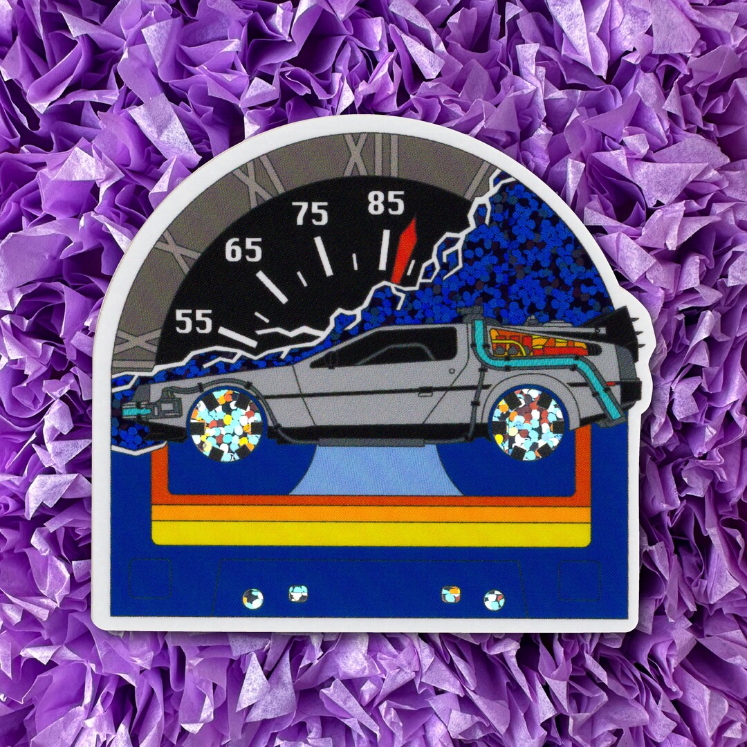 Time Machine Sticker Labels Time Machine Jumbo Sticker - Etsy