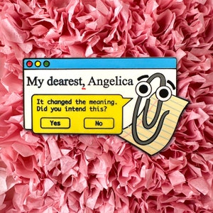 Clippy Helps Hamilton Enamel Pin