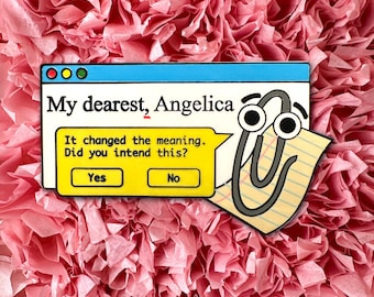 Clippy Helps Hamilton Enamel Pin