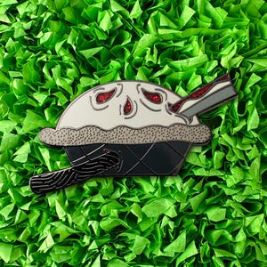 Bloody Meat Pie Enamel Pin