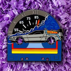 Time Machine Enamel Pin