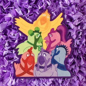 Six Wives Jumbo Sticker