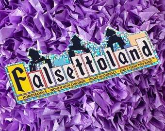 Falsettoland Jumbo Sticker