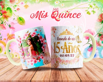 Quinceañera Mug Favors, Mis XV Años Guest Gifts