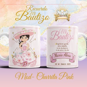 Mi Bautizo/ Coffee Mug 12 pz/ My Baptism/ gift/ mi bautizo favor 12 pz