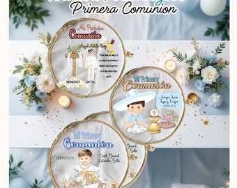 Primera Communion, 5pack Torillero o Calentador de Tortilla Personalizado
