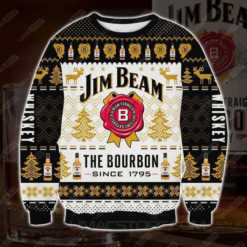 jim beam ugly christmas sweater