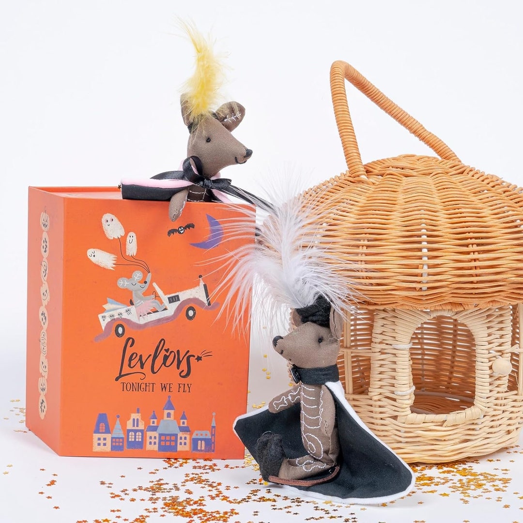 Halloween Mice Dollhouse Mouse Stuffed Animallinen Mouse Toymouse