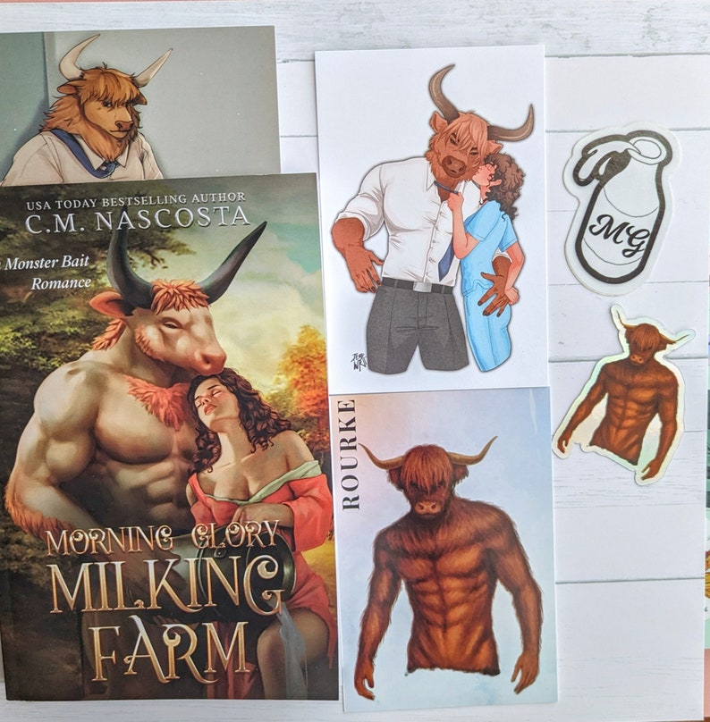 Morning Glory Milking Farm Book Box NEW COVER CM Nascosta Cambric Creek image 1