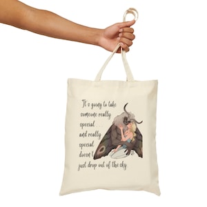 Merrick & Grace - Sweet Berries - Mothman - Cambric Creek - Monster Bait Cotton Canvas Tote Bag
