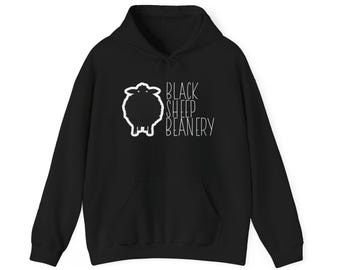 The Black Sheep Beanery Unisex Hoodie Hooded Sweatshirt - Cambric Creek - C.M. Nascosta